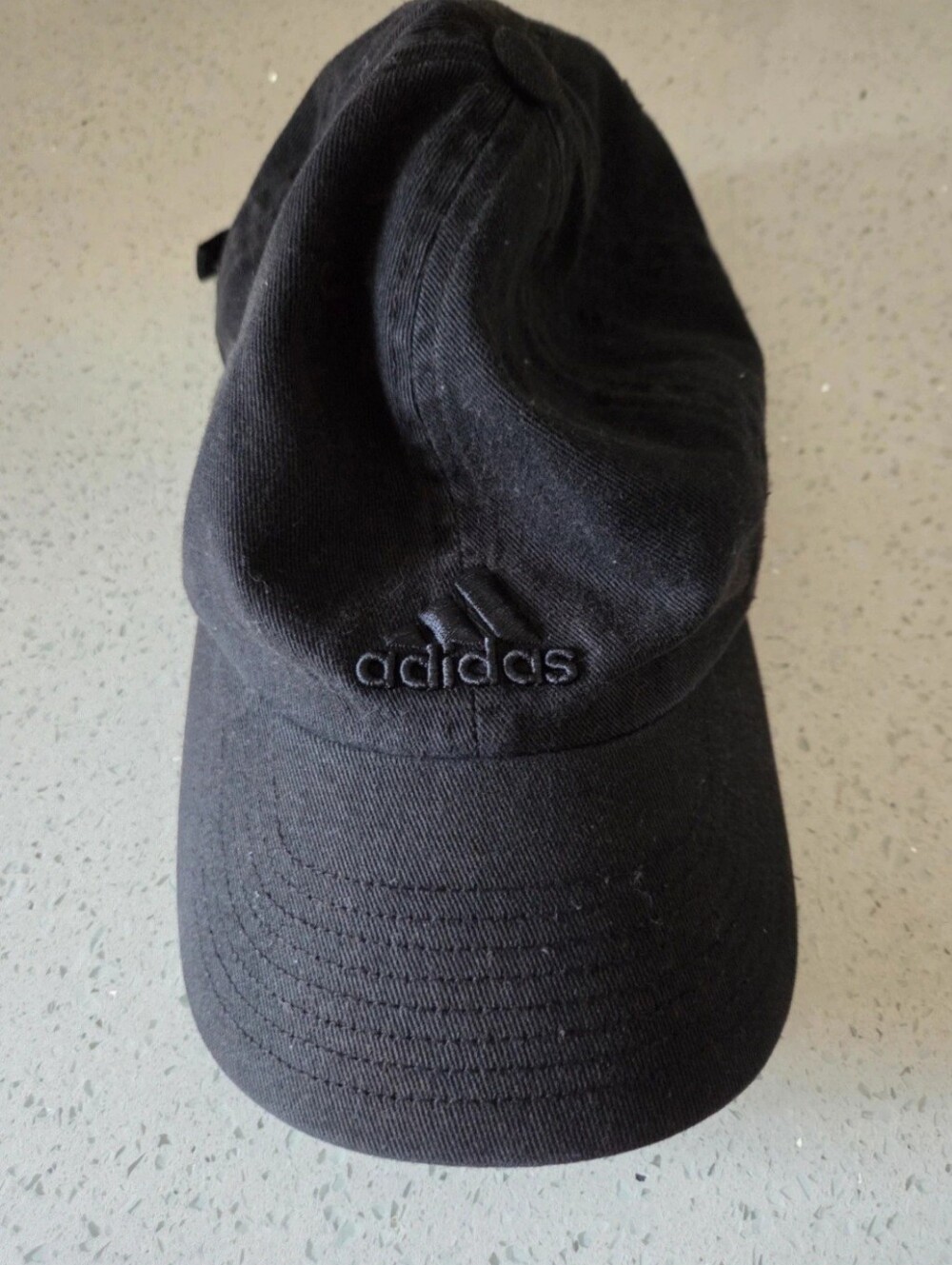 adidas Black Embroidered Logo Baseball Cap